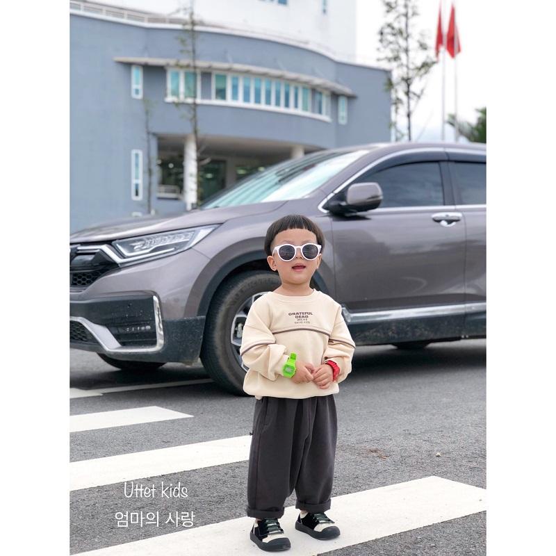 ÁO SWEATER DÀNH CHO BÉ GÁI VÀ BÉ TRAI PHONG CÁCH HÀN QUỐC 505 FORM NHỎ