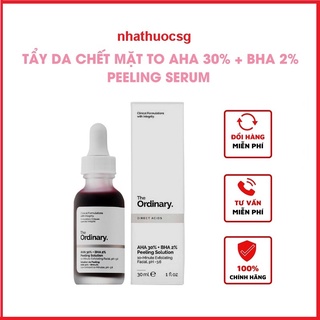 Tinh Chất Peel da The Ordinary AHA 30%+BHA 2% Peeling Solution 30ml