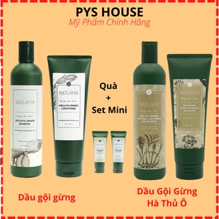 Dầu Gội Gừng Weilaiya Chính Hãng Trọn Bộ Gội 400ml & Xả 250ml Ngăn Rụng Tóc Kich Mọc Tóc Giảm Rụng Tóc Sau 15-20 Lần Gội