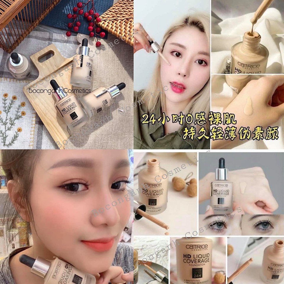 KEM NỀN HD CATRICE LIQUID COVERAGE