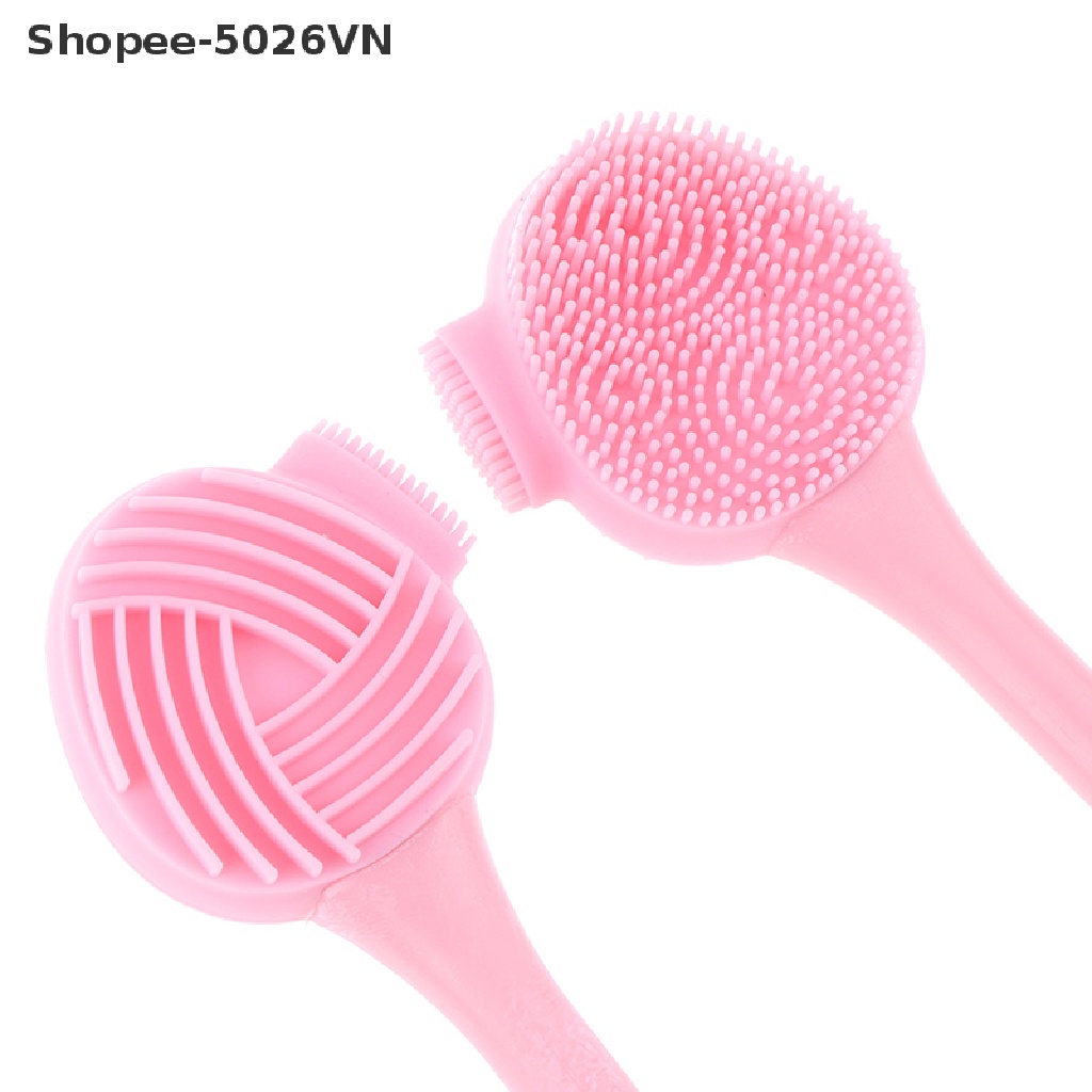 [Hàng mới về] Bàn chải silicone rửa mặt tẩy tế bào chết làm sạch lỗ chân lông