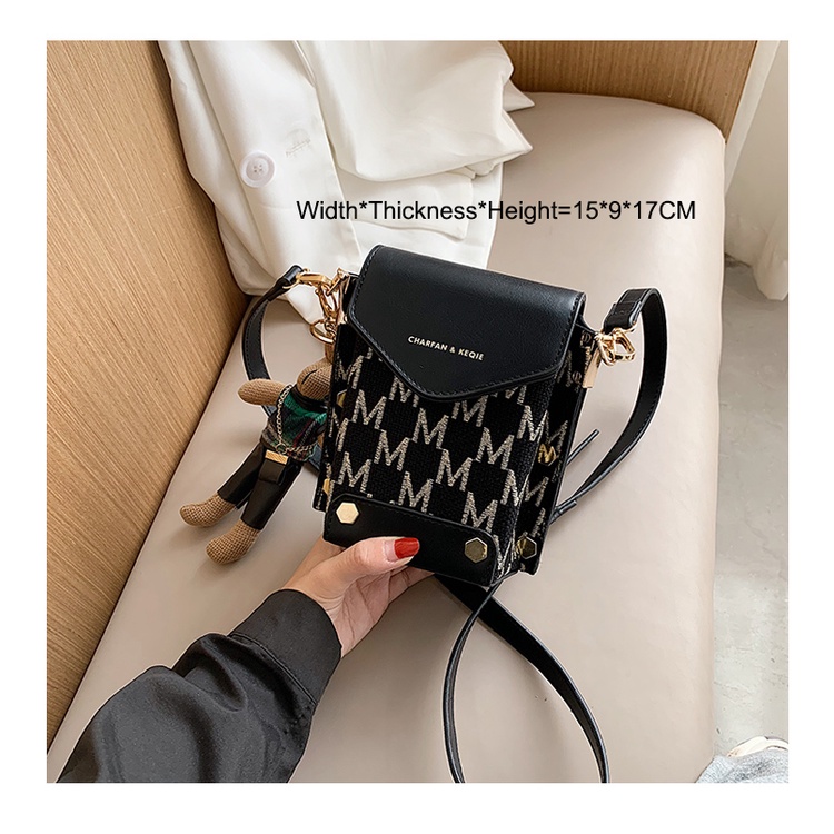 Túi Đeo Chéo Phong Cách Retro Pháp Thanh Lịch Cho Nữ