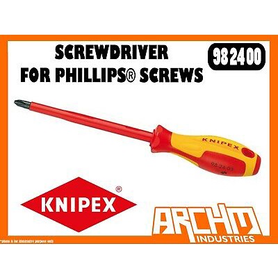 Tô vít 4 cạnh Knipex 982400