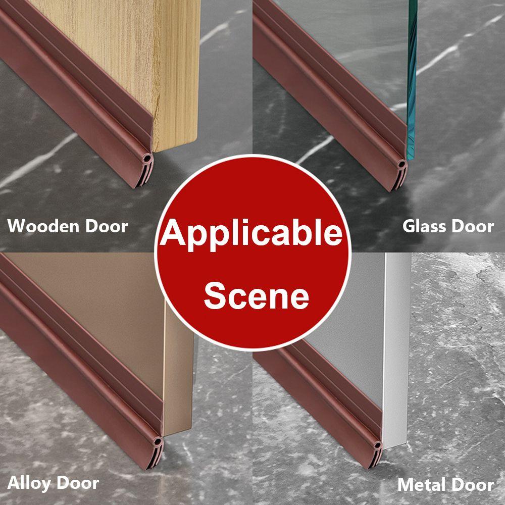 CONOPERY Dải Niêm Phong Đáy Cửa Chống Bụi Giảm Tiếng Ồn Linh Hoạt 93cm