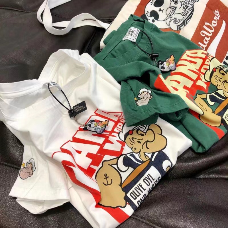 NRVP Áo thun cổ tròn ngắn tay thời trang mùa hè Hàn Quốc 2022 dành cho nữ