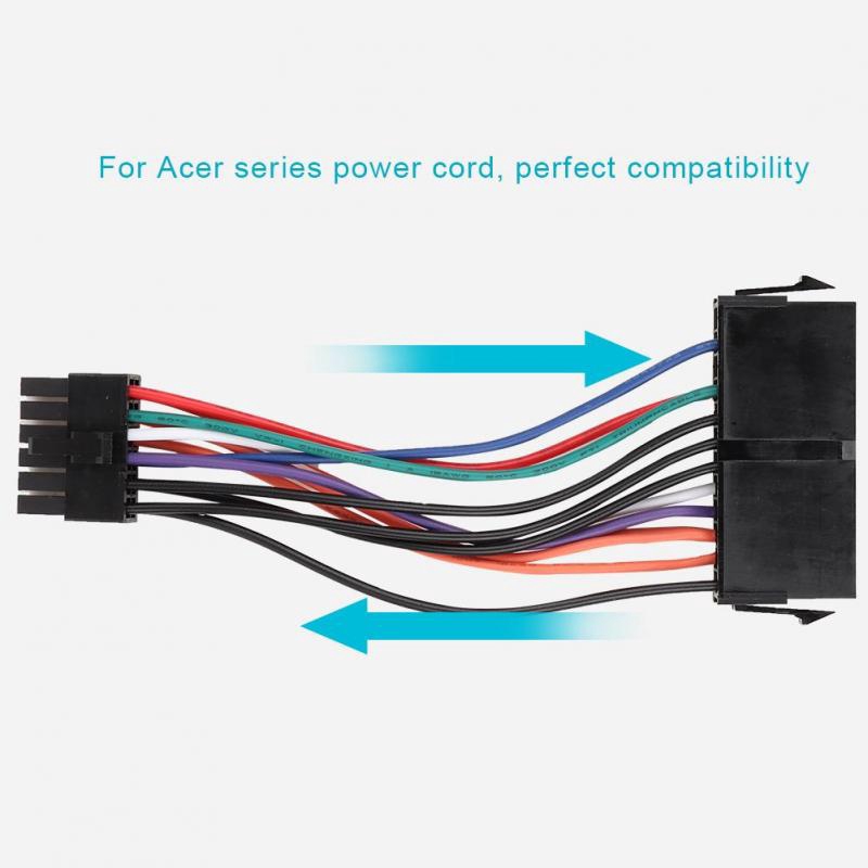 Cáp nổi điện trở thấp cho máy tính Acer 24Pin đến 12Pin