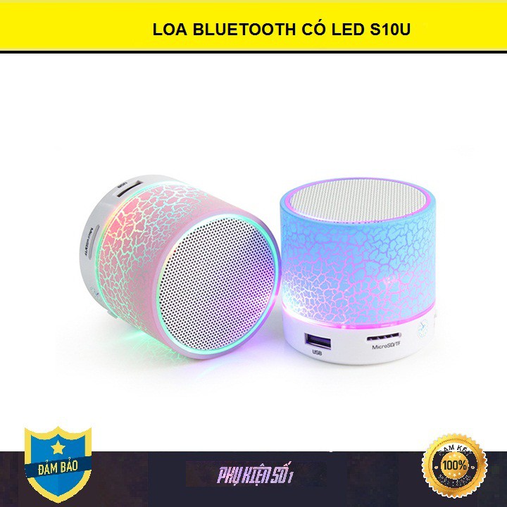 [TRỢ GIÁ] [Rẻ Vô Địch] Loa Bluetooth Mini S10 Có Led, Chất âm hay