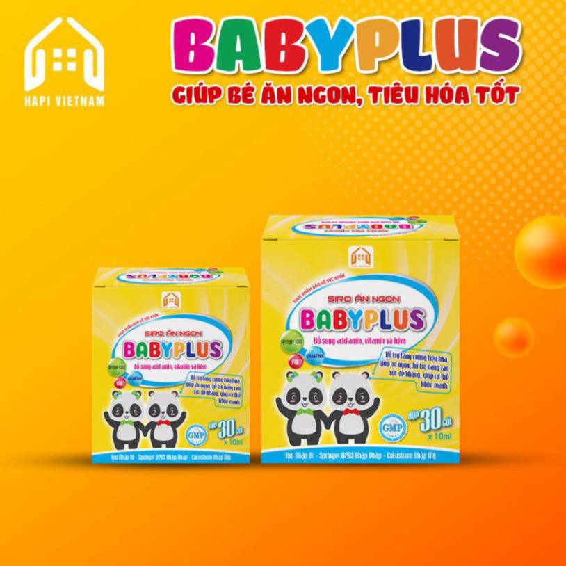 [XÀ HÀNG] BABYPLUS - Siro ăn ngon giúp trẻ hết biếng ăn, tăng cân, tăng đề kháng - HAPI GRUOP