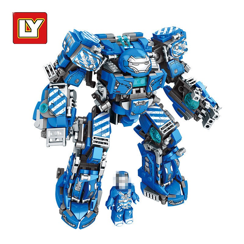 Đồ chơi lắp ráp Hulkbuster MK36 - LY67019 Xếp hình Siêu anh hùng marvel người máy Ironman - Xếp hình thông minh