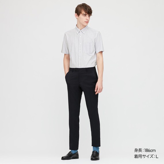SƠ MI NAM UNI.QLO NGẮN TAY SZ S