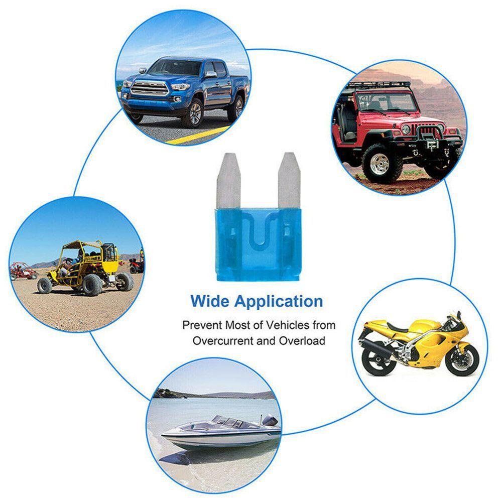 120 cầu chì lưỡi nhỏ 2-30A hỗn hợp phổ thông cho xe ô tô