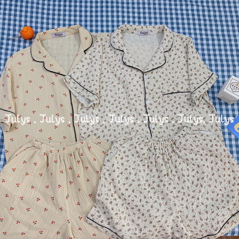 SET NGỦ pyjama viền 6 màu (ảnh thật shop chụp kèm video) | BigBuy360 - bigbuy360.vn