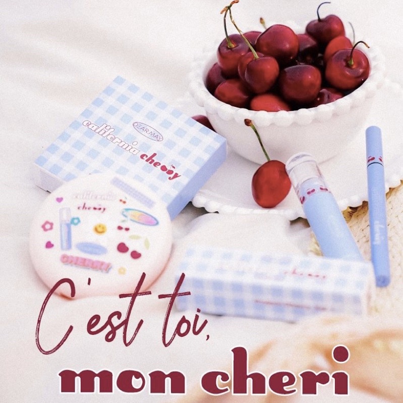 Phấn Phủ Dạng Nén Kiềm Dầu Cho Da Mụn Dearmay California Cherry Sebum Pact 12g