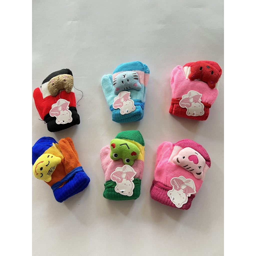 Gang tay len cho bé 1-3 tuổi đính kèm gấu bông ( ảnh thật )