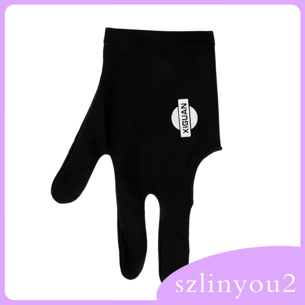 Găng Tay Trái / Phải Chơi Bida Ba Ngón Màu Xanh Dương