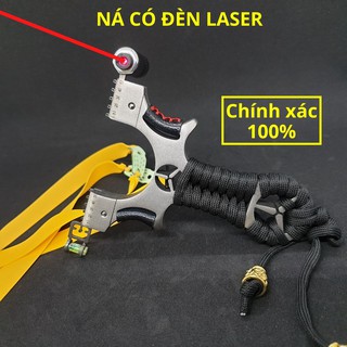 [FREESHIP] Ná Cao Su Có Ngắm Laser, Ná Thun Inox 304 Chạc Kẹp - Tặng kèm 2 bộ thun siêu mạnh