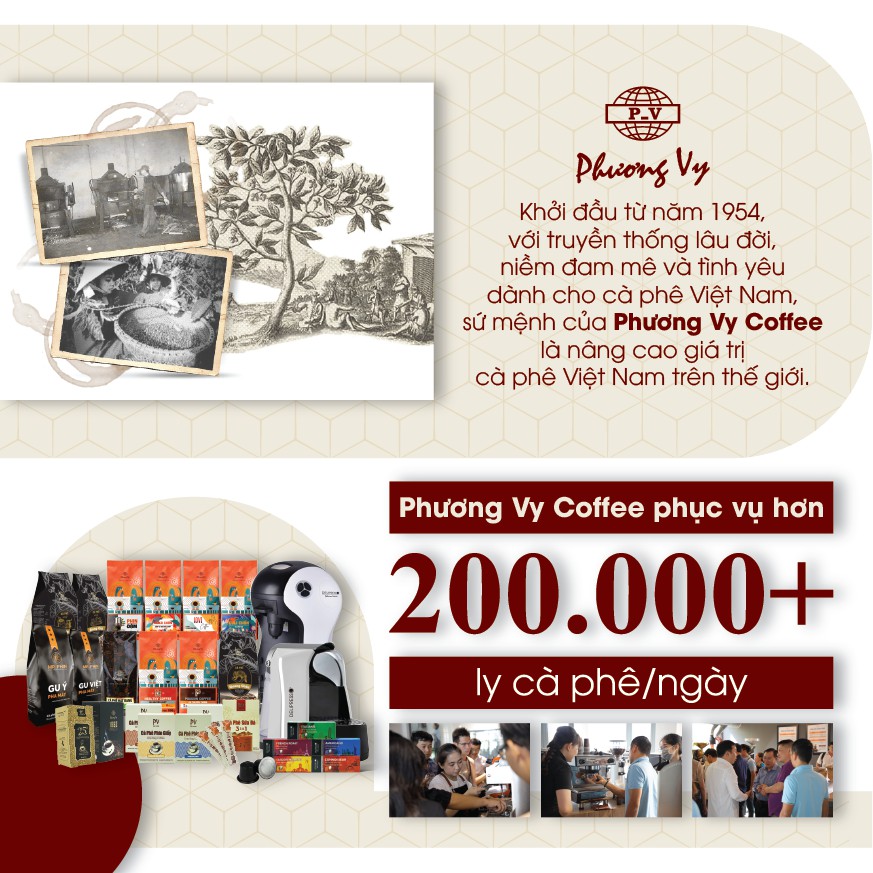 Cà Phê Rang Xay Ban Mê 500g vị đắng đậm đà, hương vị cà phê truyền thống Phương Vy Coffee