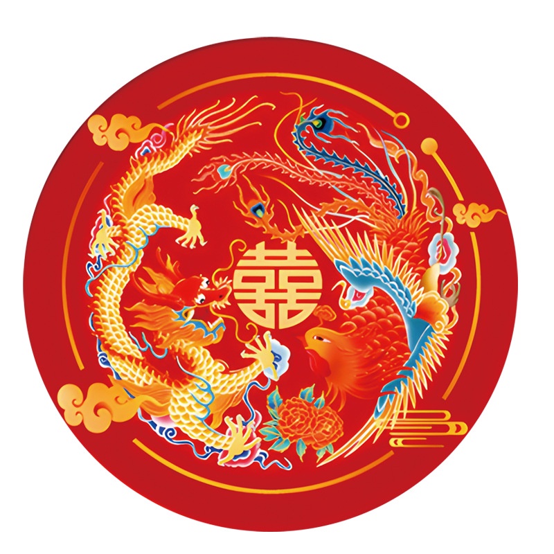 Chỉ cotton 11ct Thêu Tranh Chữ Thập Hình Rồng Và Phượng Hoàng Cỡ Lớn diy Làm Thủ Công Phòng Cưới