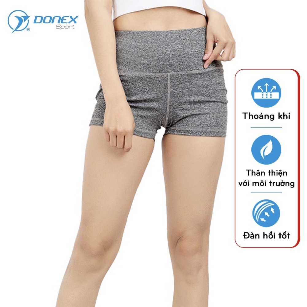 Quần Thể Thao Nữ DONEXPRO Chất Liệu Poly Giãn 4 Chiều, Form Vừa Vặn Ôm Cơ Thể, Thoải Mái Vận Động ASC-881