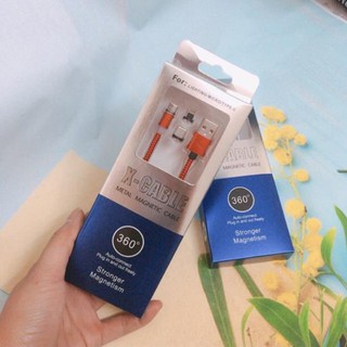 Cáp sạc nam châm có 3 đầu sạc đa năng tiện dụng