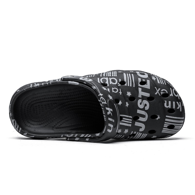 Dép đi biển họa tiết camo/in chữ cá tính thích hợp cho nam size 36-45