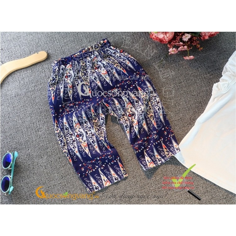 Bộ đồ bé gái voan mềm - Cotton họa tiết GLSET004 Cuocsongvang