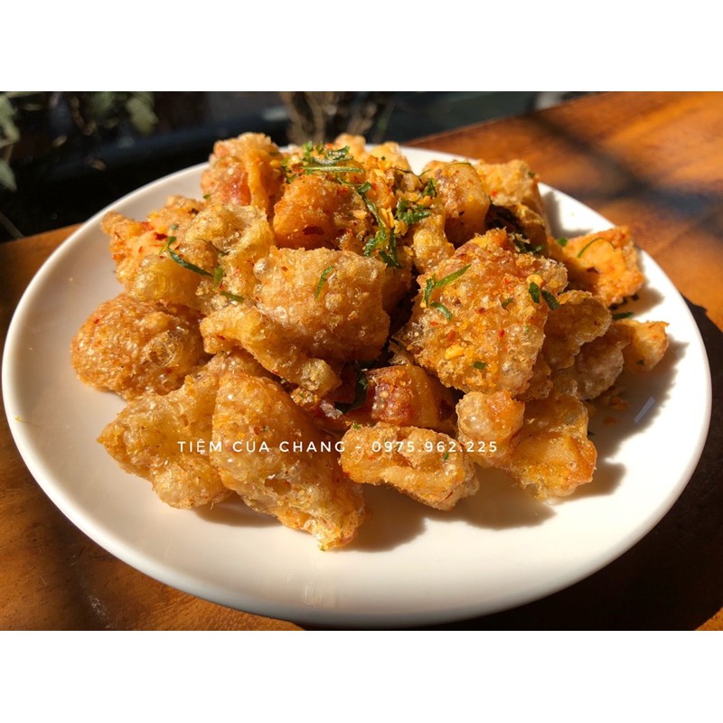 &lt;Mới hàng ngày&gt; TÓP MỠ CHIÊN LÁ CHANH KETO (250g)