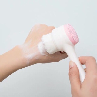 Cọ rửa mặt 2 đầu Silicone tiện lợi