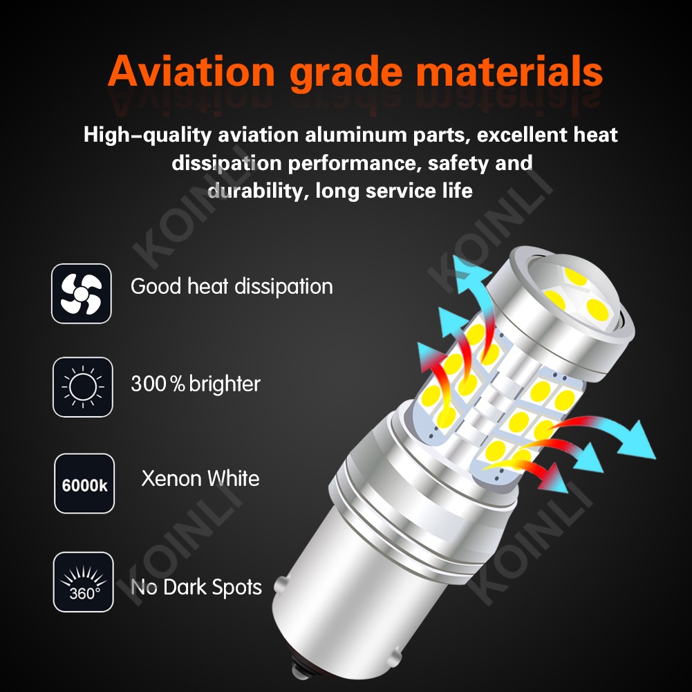 Đèn LED 3Flash T15 1156 7440 P21W W16W W21W Gắn Đuôi Xe Hơi / Mô Tô Dùng Làm Đèn LED DC12V