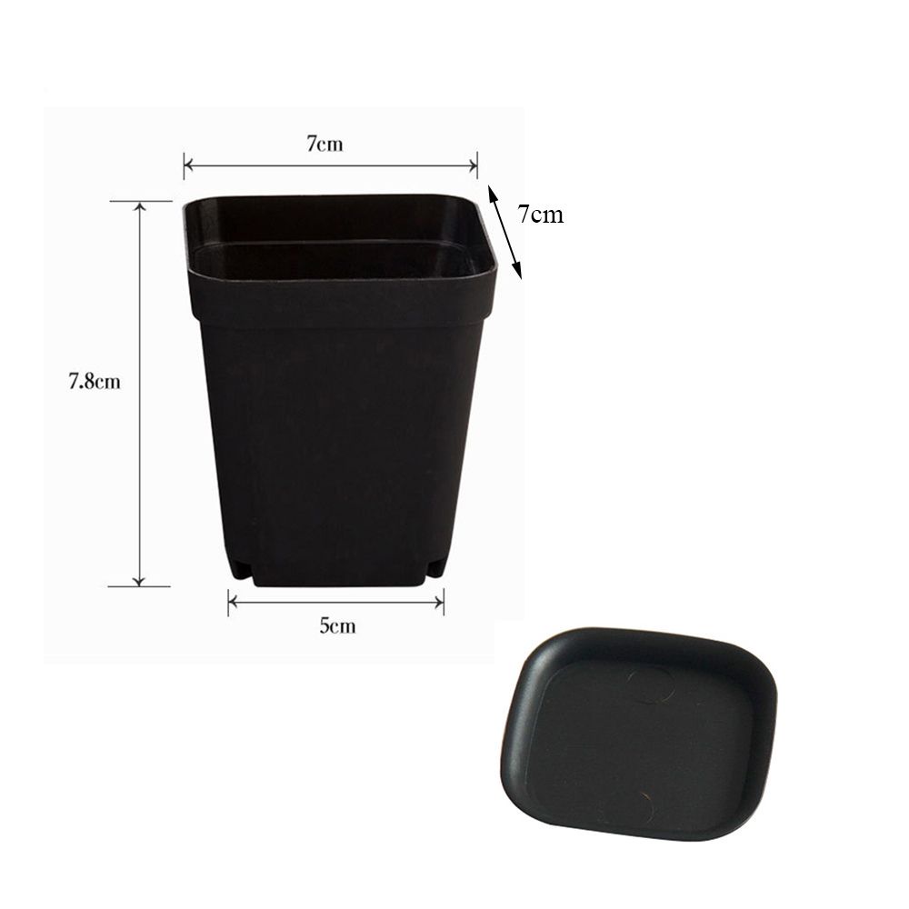 Chậu Hoa Bằng Nhựa Mini Nhiều Màu Sắc Dùng Trang Trí Sân Vườn