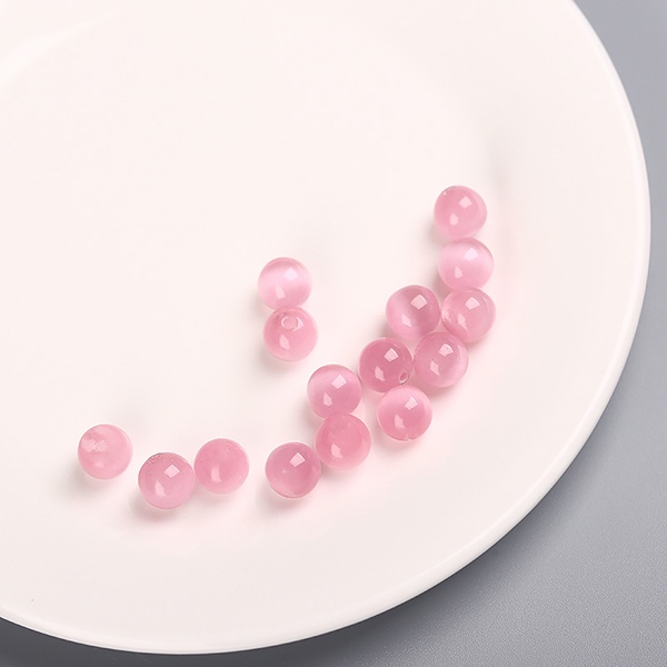 Chuỗi Hạt Pha Lê Màu Hồng Dùng Làm Trang Sức Thủ Công