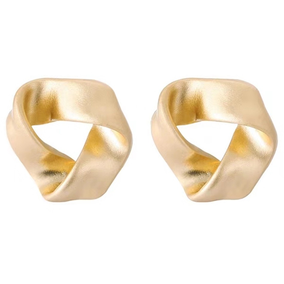 Bông Tai Hợp Kim Hình Tam Giác Không Gây Dị Ứng A63