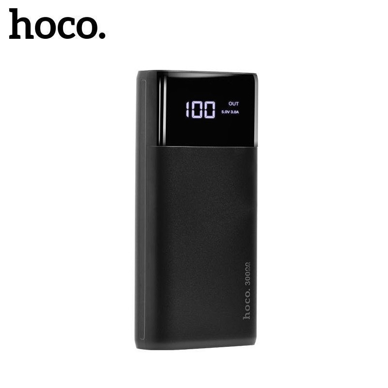 Pin Sạc Dự Phòng Hoco B12 Max 30000mah 4 Cổng USB 5A Max Tích Hợp Màn Hình LCD