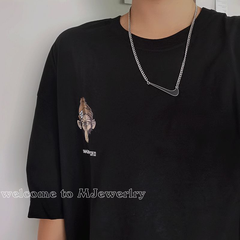 Dây chuyền dài và ngắn đơn giản phong cách Hip Hop cho nam nữ