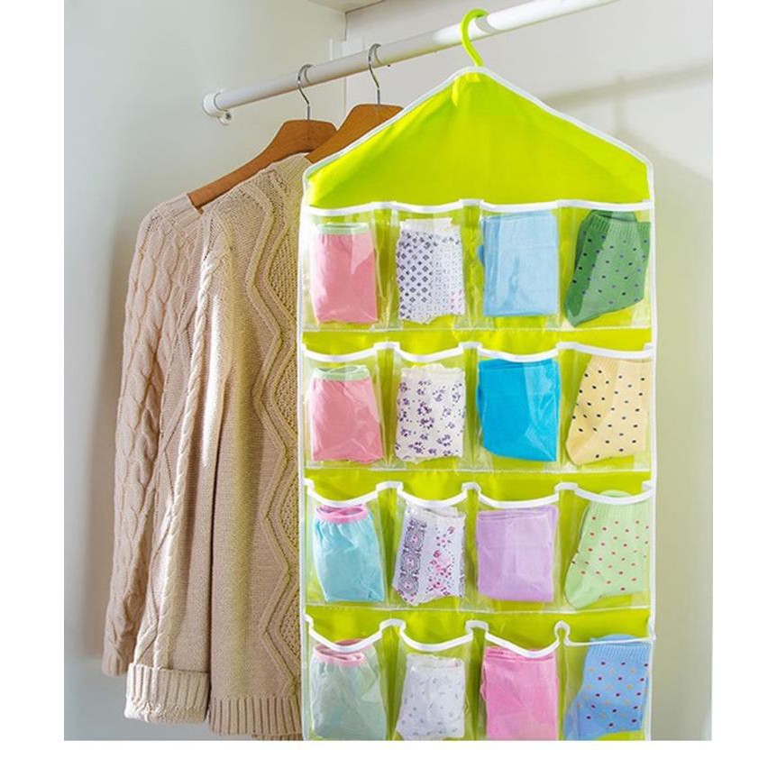 Túi treo 16 ngăn chứa đồ lót thời trang - TL121