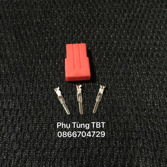 Bộ Jack 3P 2.2 đỏ Xe máy (1 bịch/10 bộ)