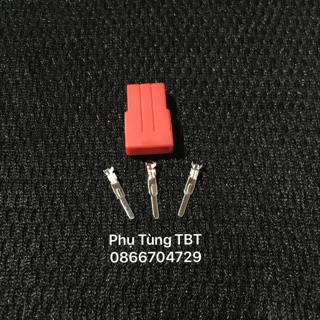 Bộ Jack 3P 2.2 đỏ Xe máy (1 bịch/10 bộ)