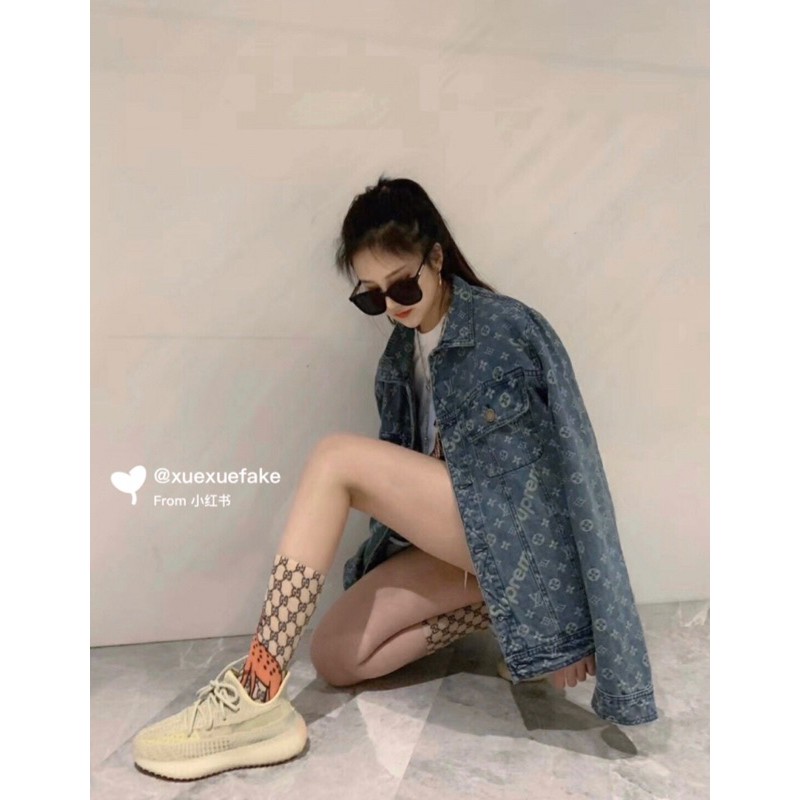 Áo khoác bò Louis Vuitton LV hàng cao cấp logo in cực xịn màu sắc mới nhất năm nay