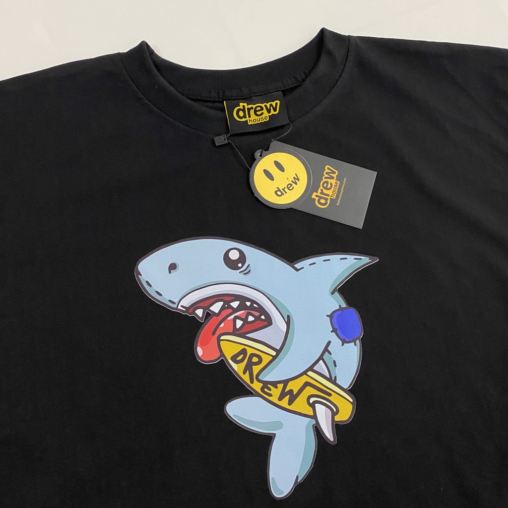 Áo thun tay lỡ DREW HOUSE, Áo phông Unisex Form rộng oversize, chất liệt cotton KKIMSHOP