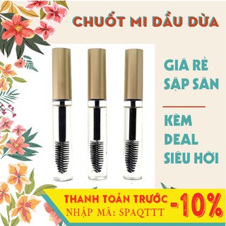 Chuốt mi mascara dầu dừa dưỡng mi (có ưu đãi) dày dài, cong vuốt chính hiệu QUÊ MỘT CỤC