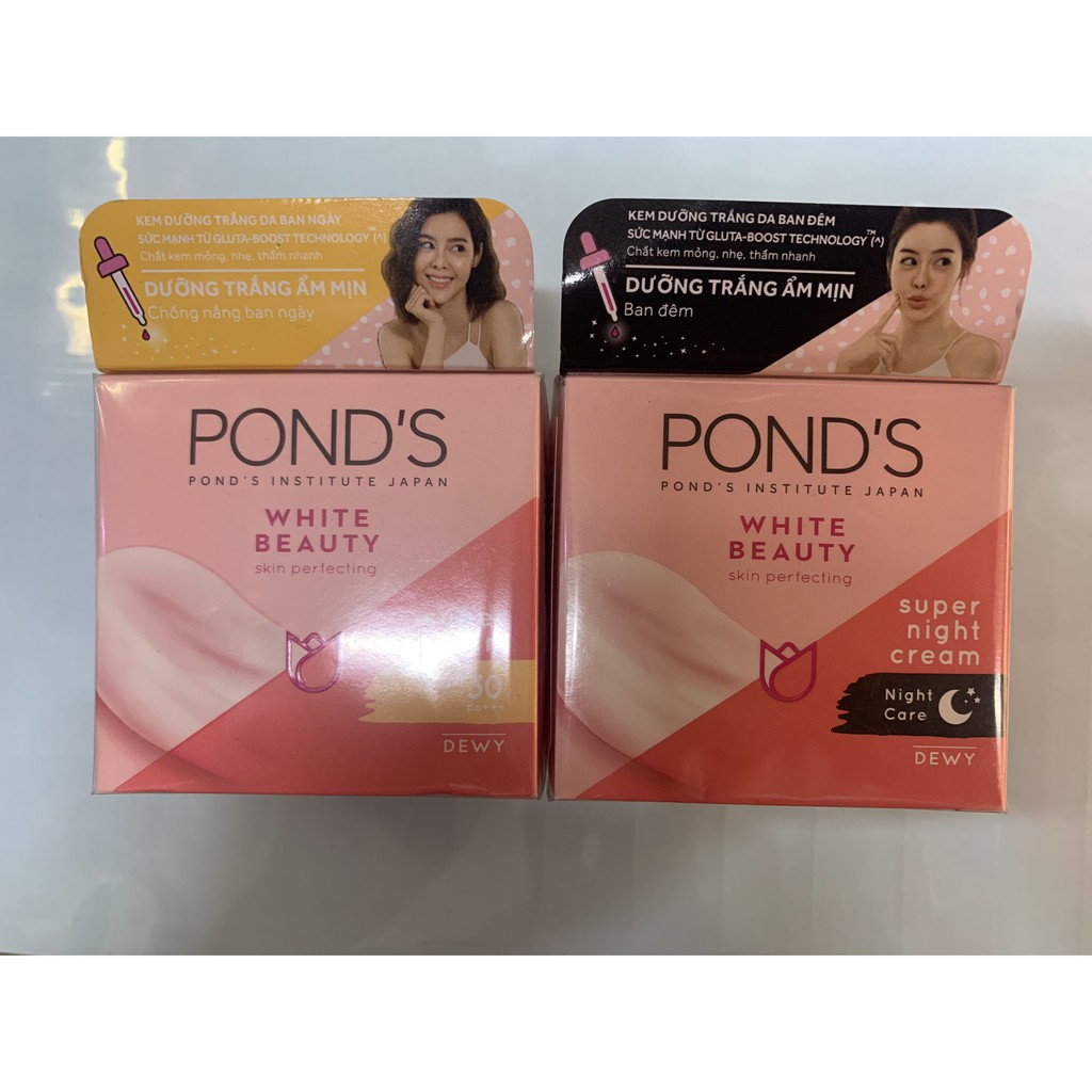 Kem Pond's White Beauty dưỡng trắng 50g Mẫu mới 2020