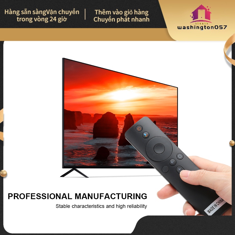 Hot DealsABS Shell Professional Bluetooth Voice Remote Control Controller Accessory for Xiaomi TV 4SSpot ExpressWashington057