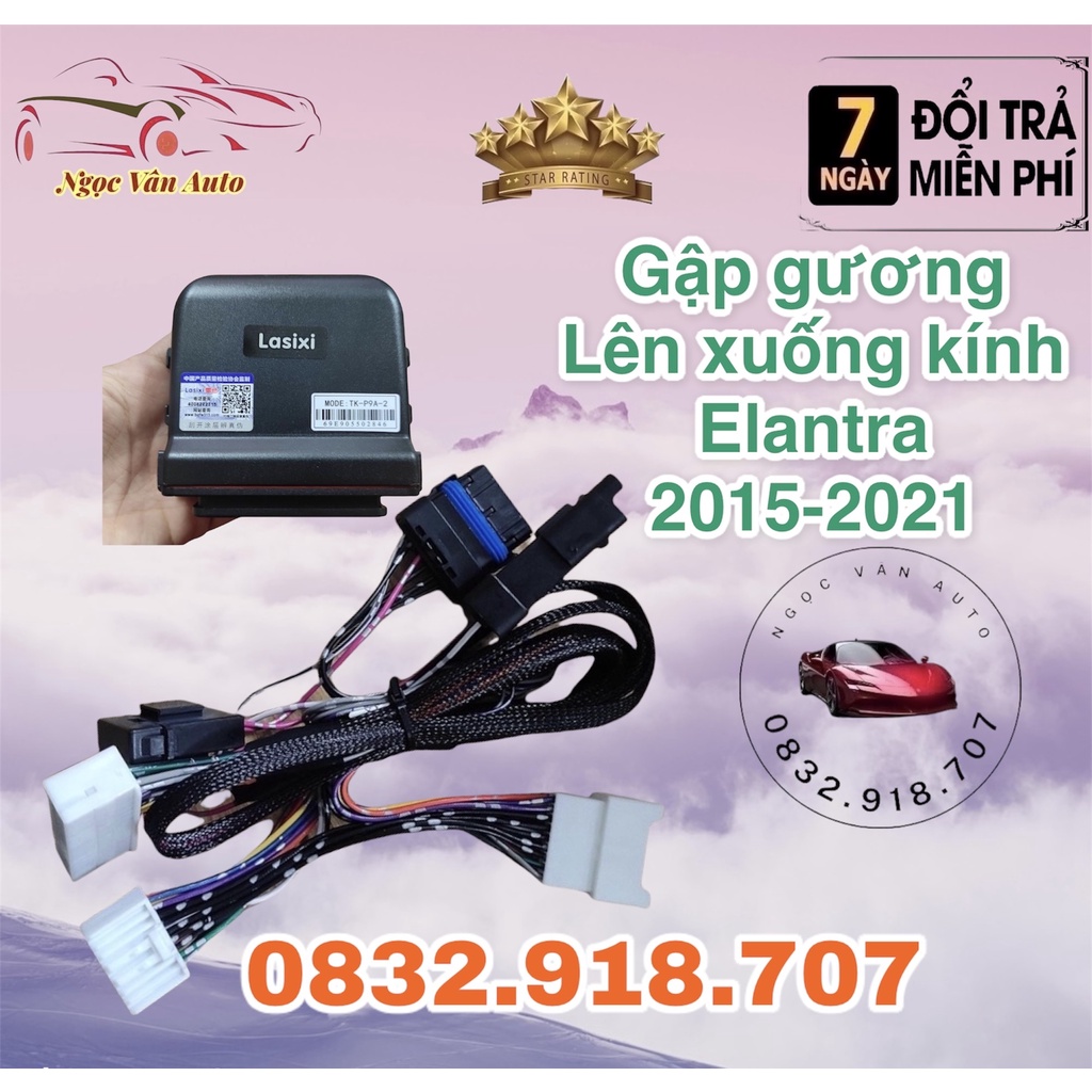 Tự động gập gương lên xuống kính Elantra 2015 - 2021 Hãng Lasixi