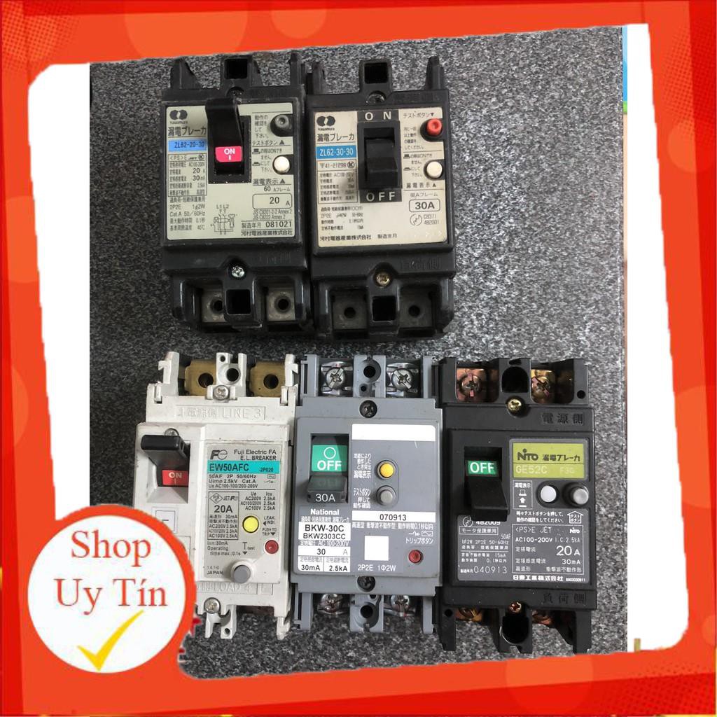 Aptomat chống giật chống rò nội địa Nhật lắp tổng 20A-50A