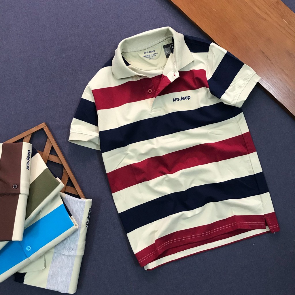 [S01] Áo thun nam cổ trụ vải cotton mịn hai màu trắng đen viền tay và cổ cá tính-M127 | BigBuy360 - bigbuy360.vn