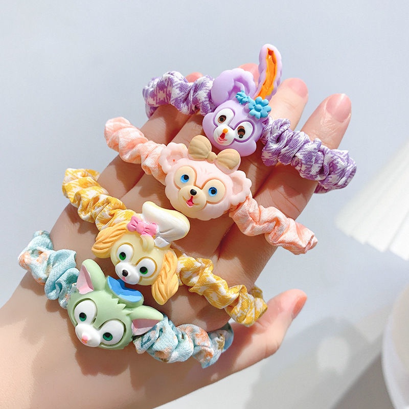 Dây Cột Tóc Họa Tiết Hoạt Hình Dễ Thương Cho Bé Gái