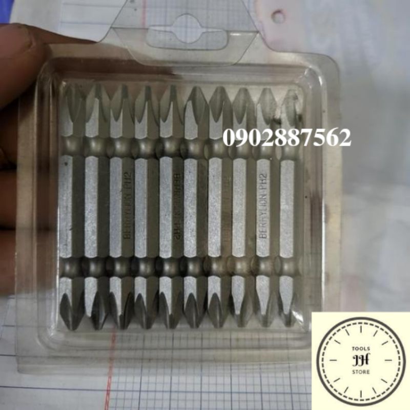 mũi vít máy bake 2 đầu Berrylion ph2x65mm