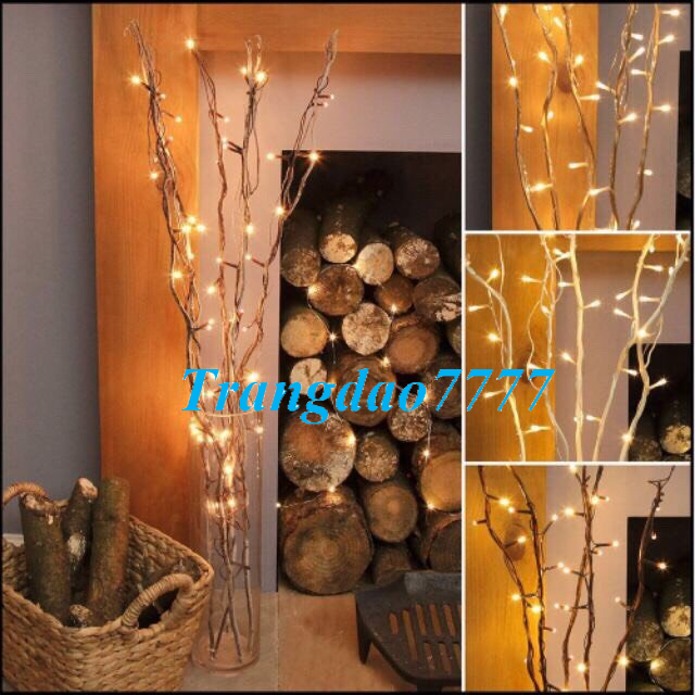 Dây Đèn Đom Đóm Xài Điện 220V Đèn Led Decor Phòng Ngủ Đèn Trang Trí Noel Tiệc Tùng LD