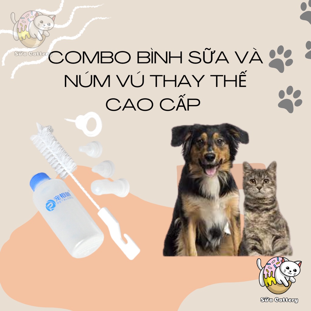 bình sữa cho chó mèo, hamster, thú nhỏ