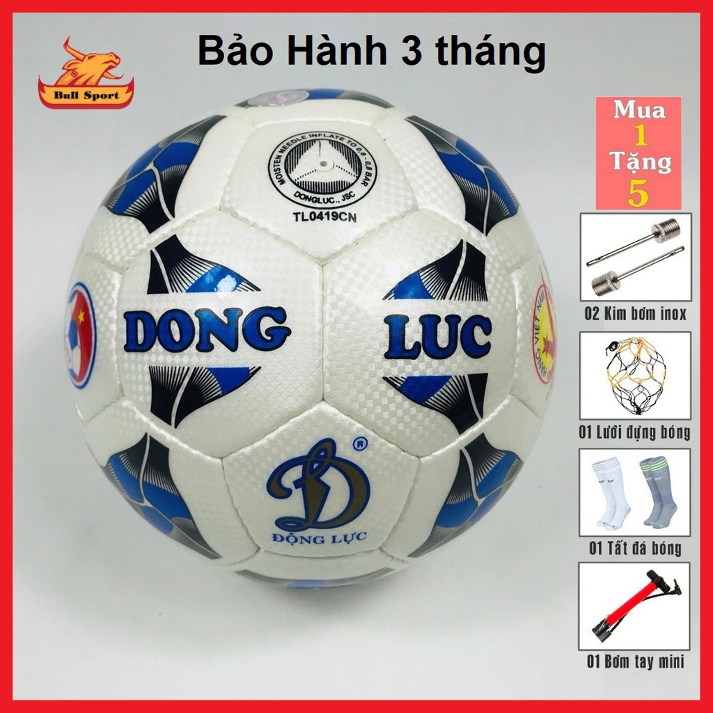 Bóng Động Lực 3.05 Chính Hãng . Quả Bóng Đá Động Lực Da Pu tiêu chuẩn thi đấu